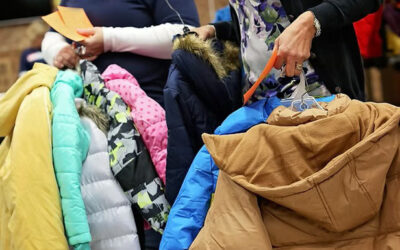 Just before freezing KC temps, coat drives keep neighbors warm